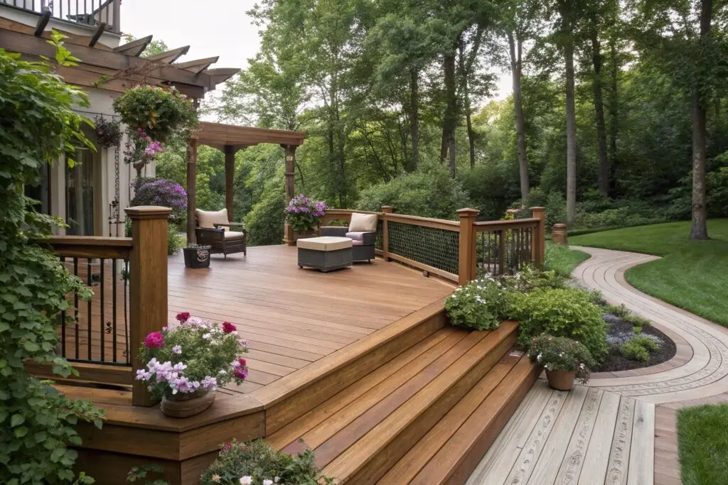 Specializing in custom deck projects to enhance your outdoor space. Enjoy nature with comfort and style.